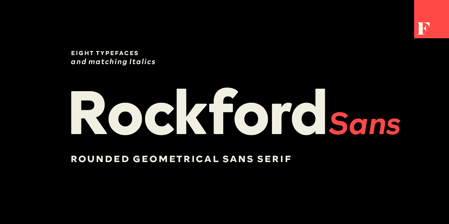 Шрифт Rockford Sans